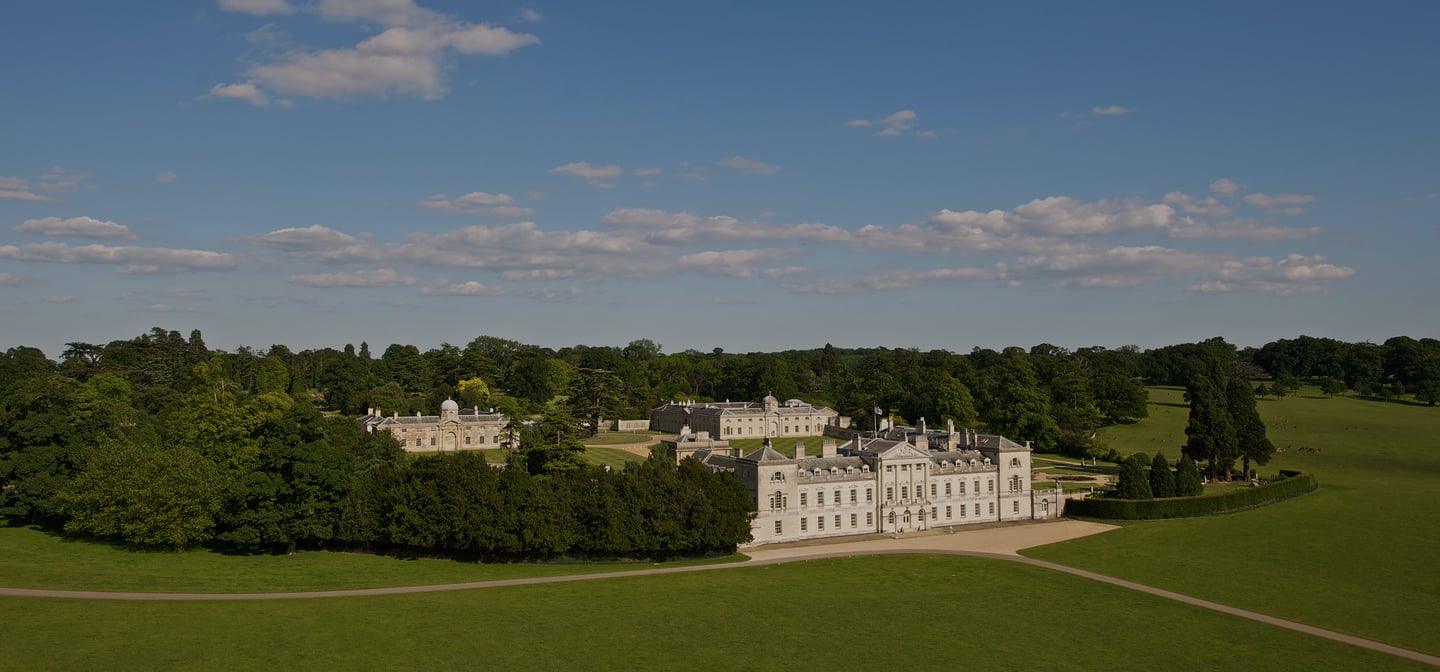 Image of woburn abbey with overlay